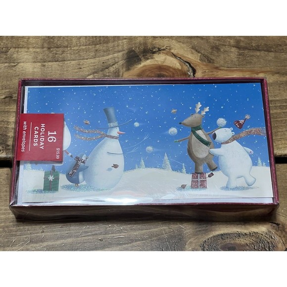 IMAGE ARTS HOLIDAY CHRISTMAS Cards & Envelopes Boxed Set of 16 New - Picture 1 of 5